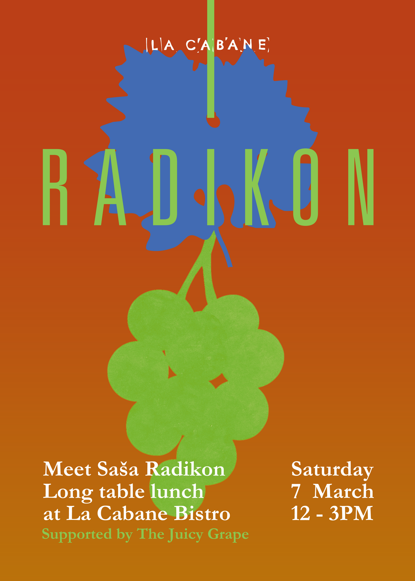 Meet Saša Radikon: Long table lunch at the Bistro 07.03