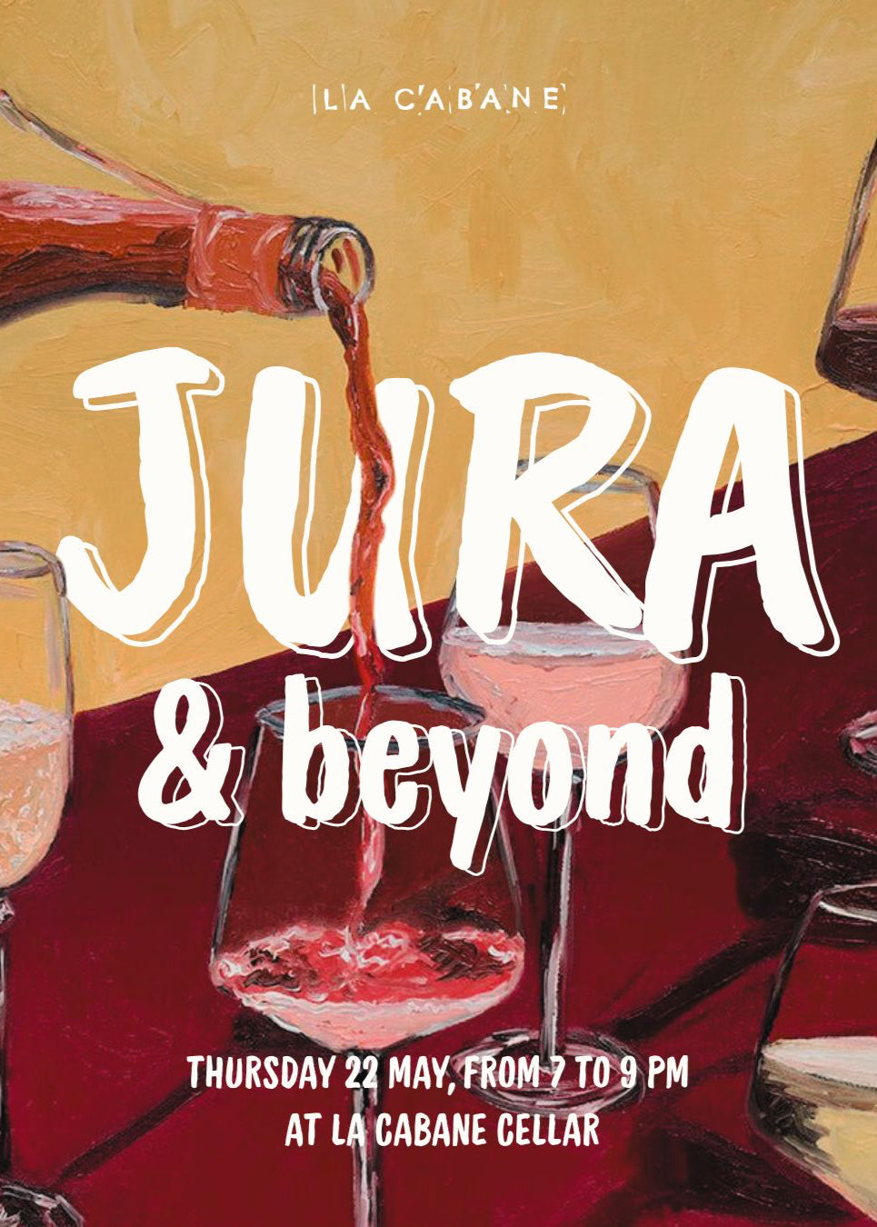 Jura & Beyond: Wine tasting 22.05