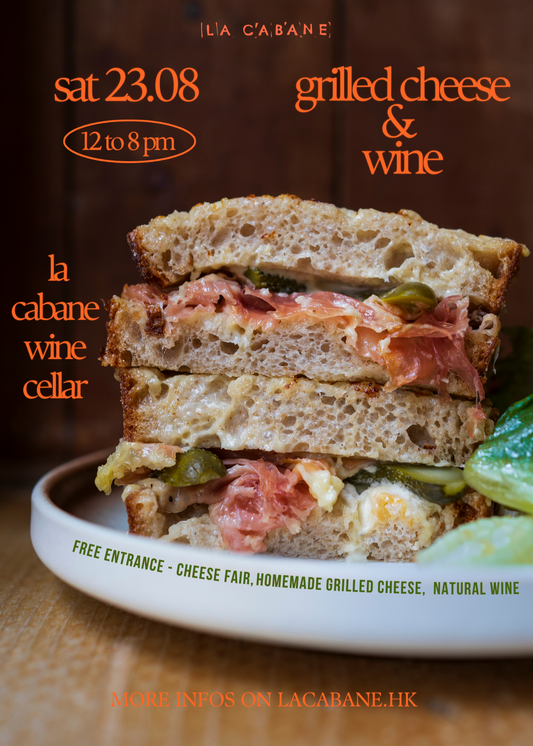 Grilled cheese & wine at the Cellar 23.08.2025