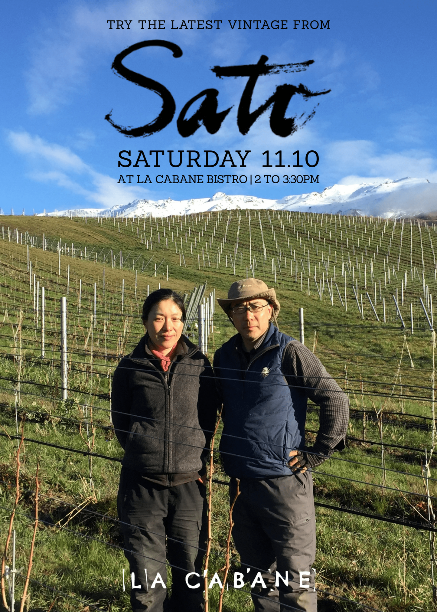 Meet the Winemaker: Sato latest Vintage Tasting at the Bistro 11.10.2025