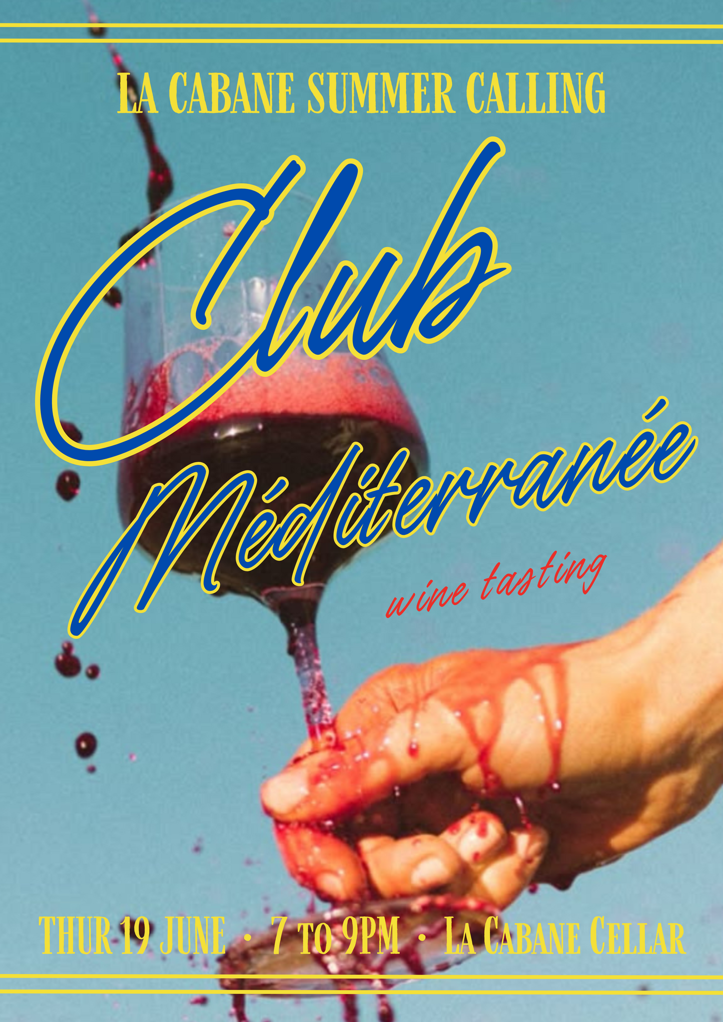 Club Méditerranée wine tasting 19.06.2025