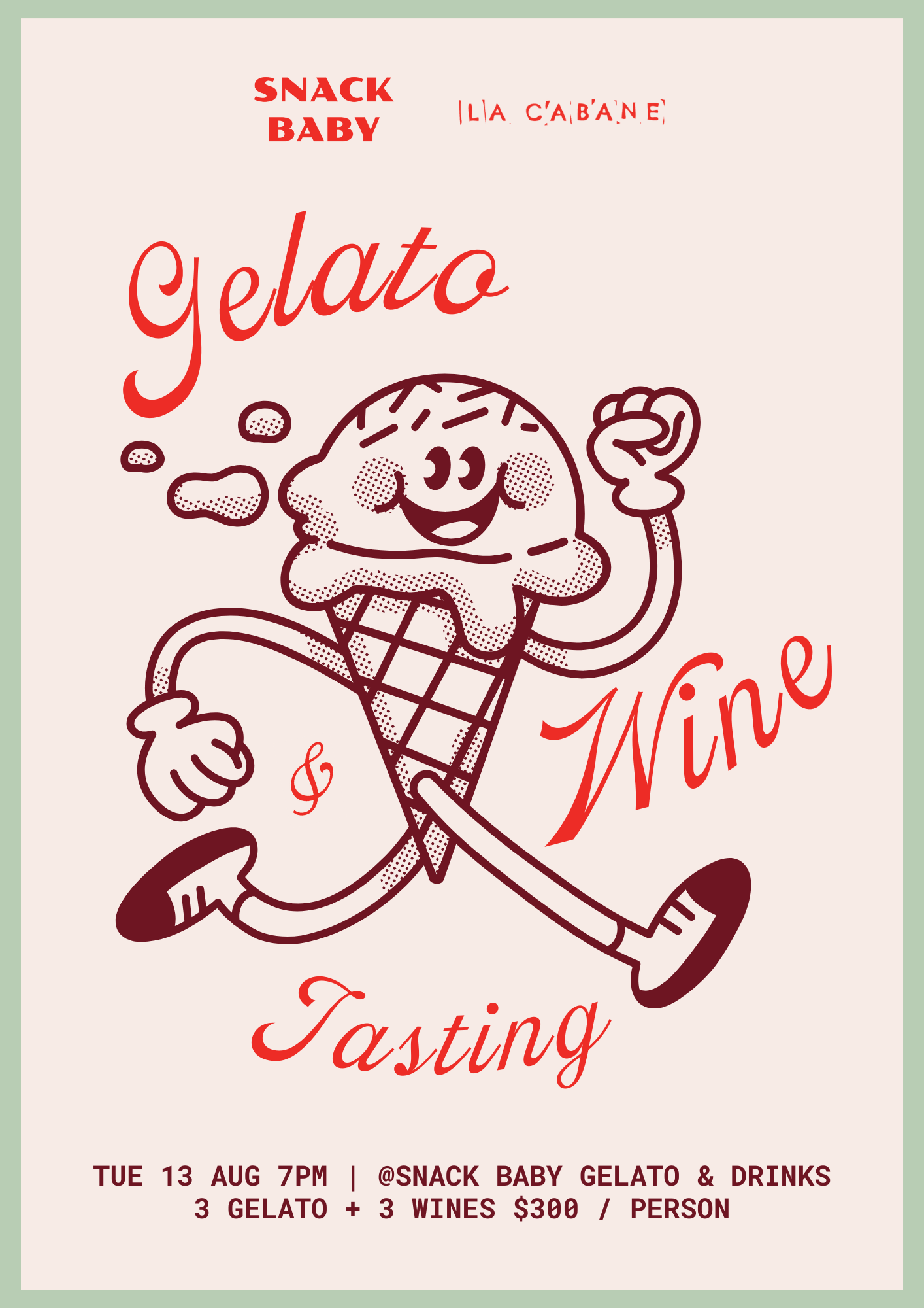 Gelato & Wine Tasting 13.08.2024