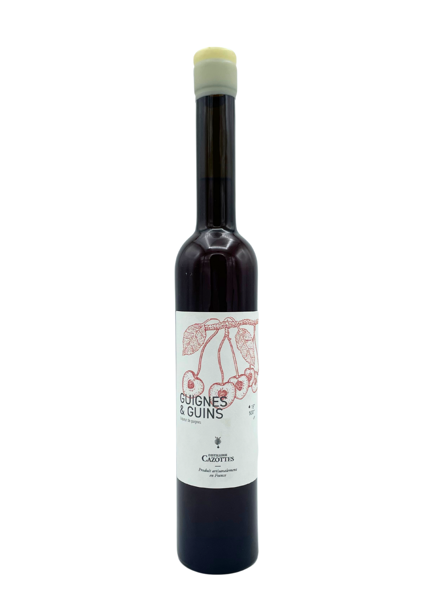 Distillerie Cazottes Guignes et Guins (wild sour cherry) Liqueur 2017