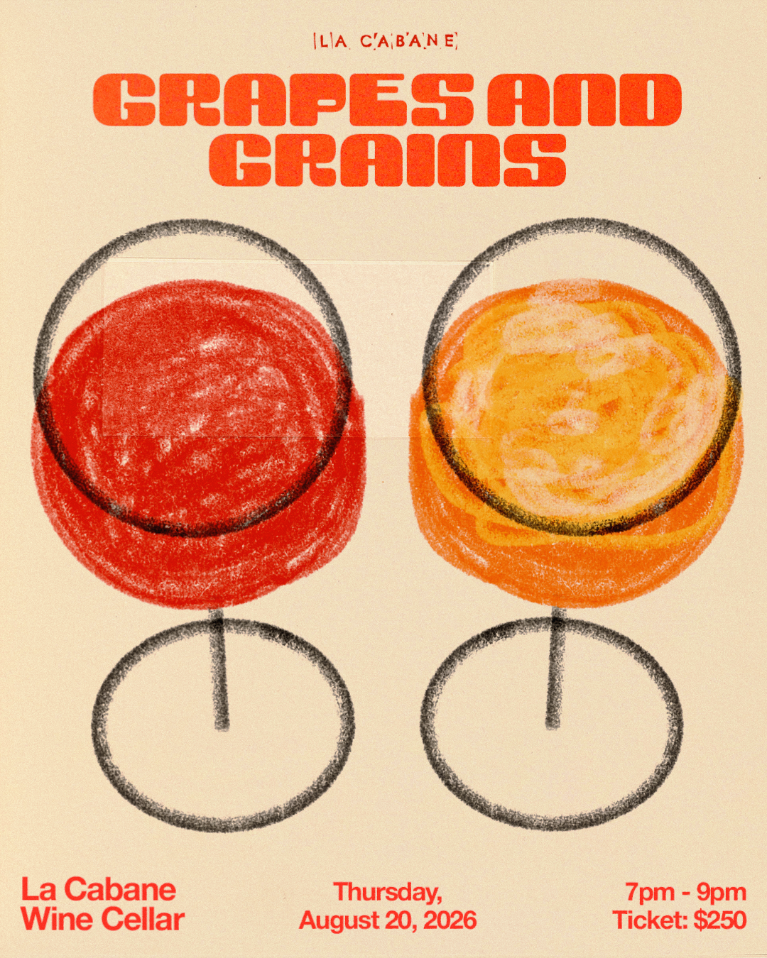 Grapes & Grains Tasting 20.08.2026