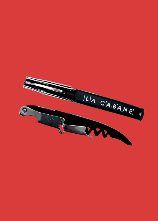 La Cabane branded wine opener
